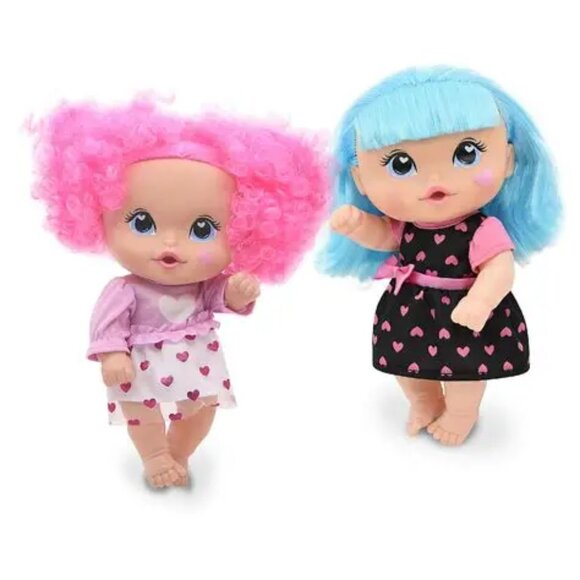 Cuddle Kids: 11" Yummy Hearts Dolls Twin Pack by New Adventures - Picture 2 of 2